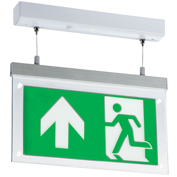 2 Watt LED Emergency Suspended Illuminated Exit Sign | EMLSUS