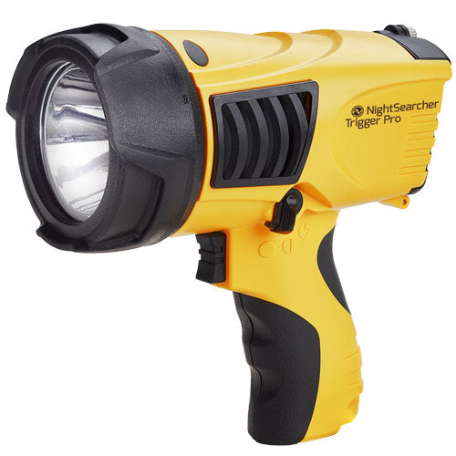 NightSearcher Trigger Pro LED Robust Rechargeable Searchlight Torch NSTRIGGER PRO