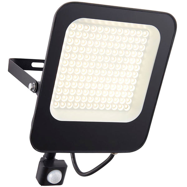 100 Watt Slimline LED Floodlight With PIR (IP65) | Guard 108601
