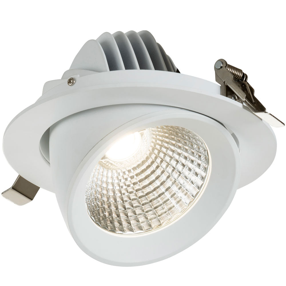 Round Recessed Fluorescent Light Fixture 4inch Round LED Under Cabinet