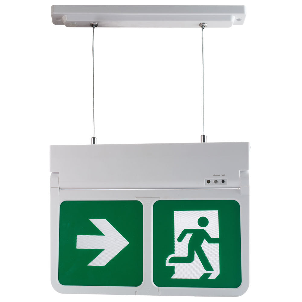 Exit Sign Wall Inset Led Wall Mounted Emergency Exit Signs