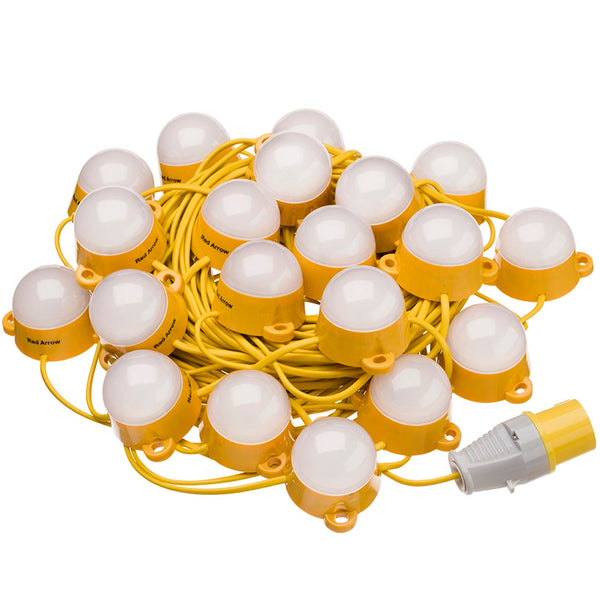 50 Metre 110V Connectable Site Festoon Kit (20 Light Heads) | FKF50100W