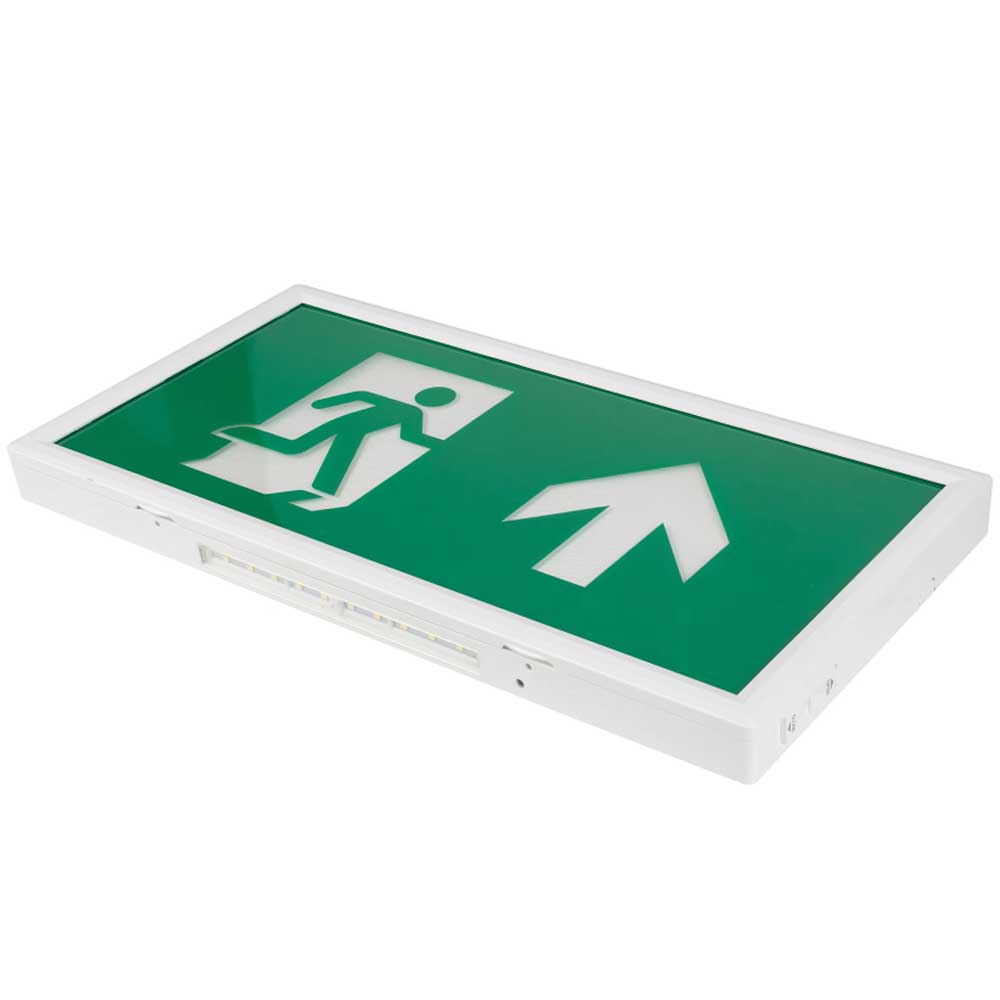 LED Emergency Slimline Illuminated Exit Sign Box (with Legend Kit)