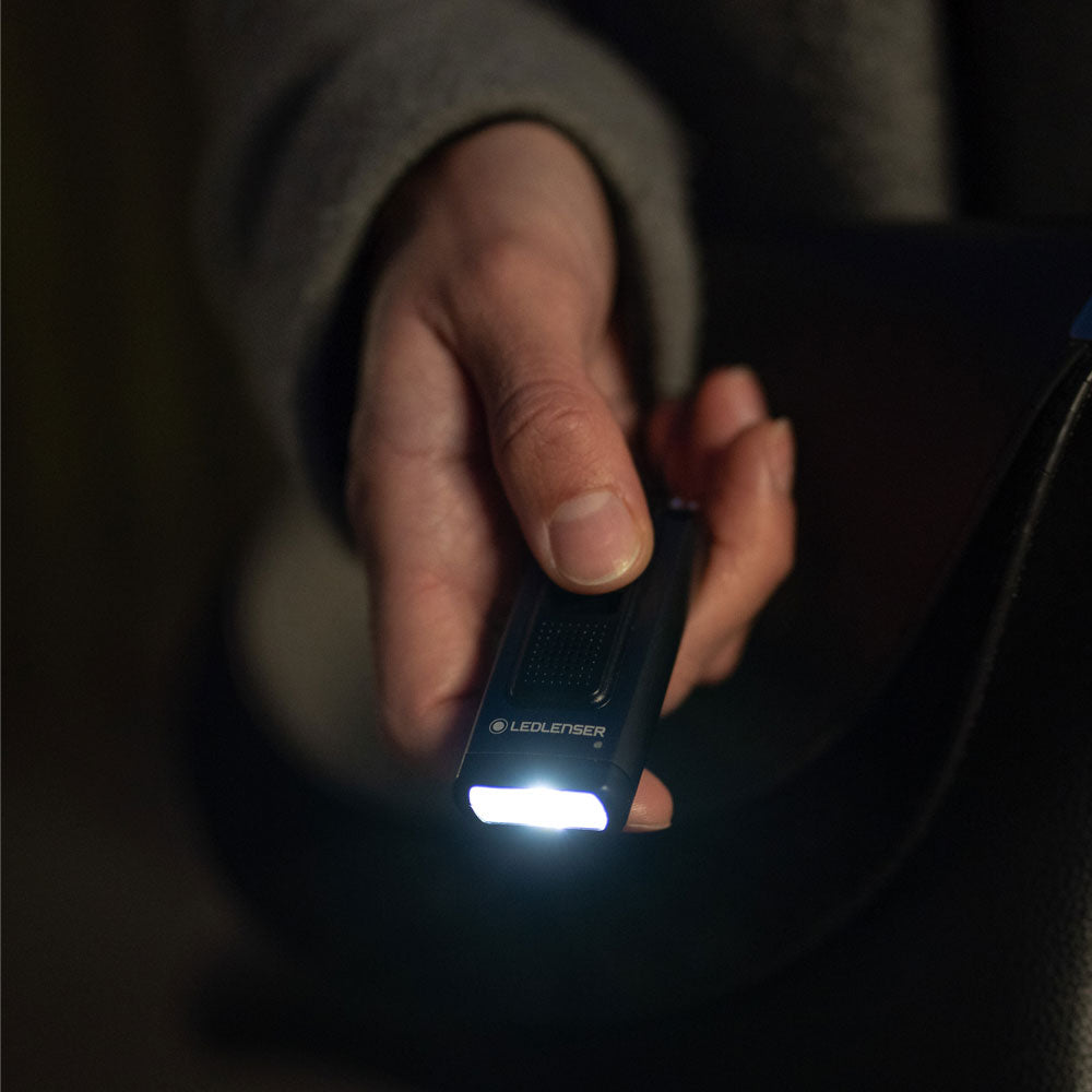 Ledlenser K6R Safety Torcia Portachiavi Compatta, 400 Lumen, Ricaricabile, Con Interfaccia USB-A, Con Funzione Di Allarme, Grigio | Leroy Merlin - Foto 7