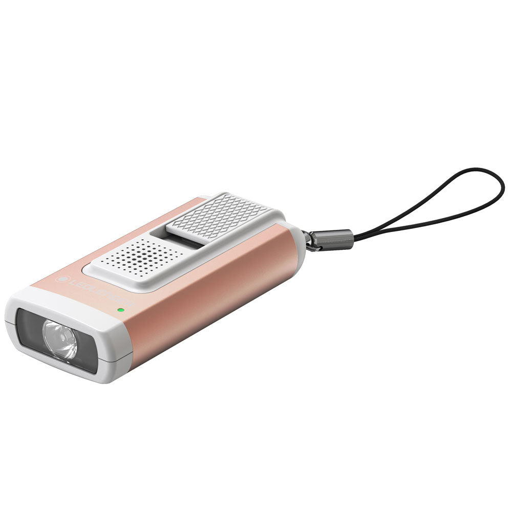 Luce Sicurezza Alluminio Ledlenser K6R Torcia Portachiavi Ledlenser K6R Safety, 400 Lumen, Ricaricabile USB, Con Allarme Contagiri Laser - Foto 7