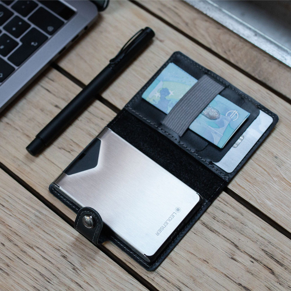Led Wallet Ledlenser Lite Wallet (Leather With RFID Protection) - Black | 502315