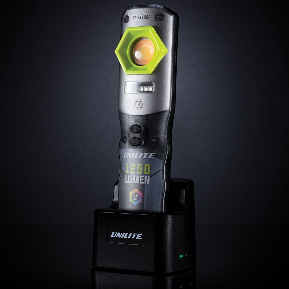 Unilite CRI-1250R USB-C High CRI Rechargeable LED Inspection Light (1250 Lumens