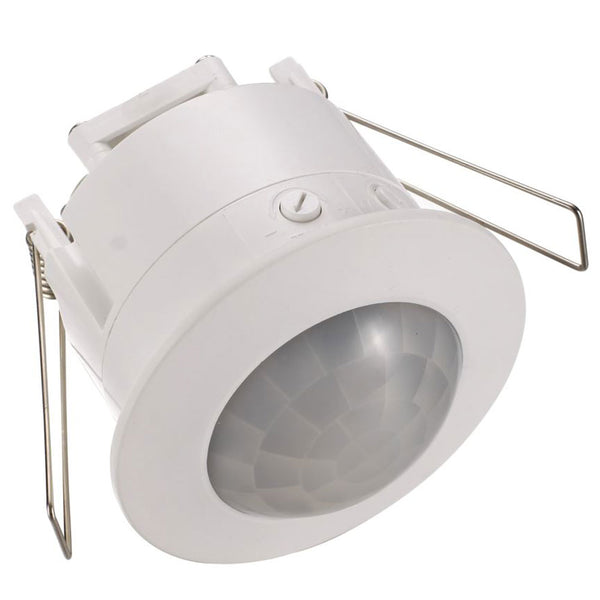 White Recessed 360º PIR Sensor - LED Compatible (IP20) | OS009